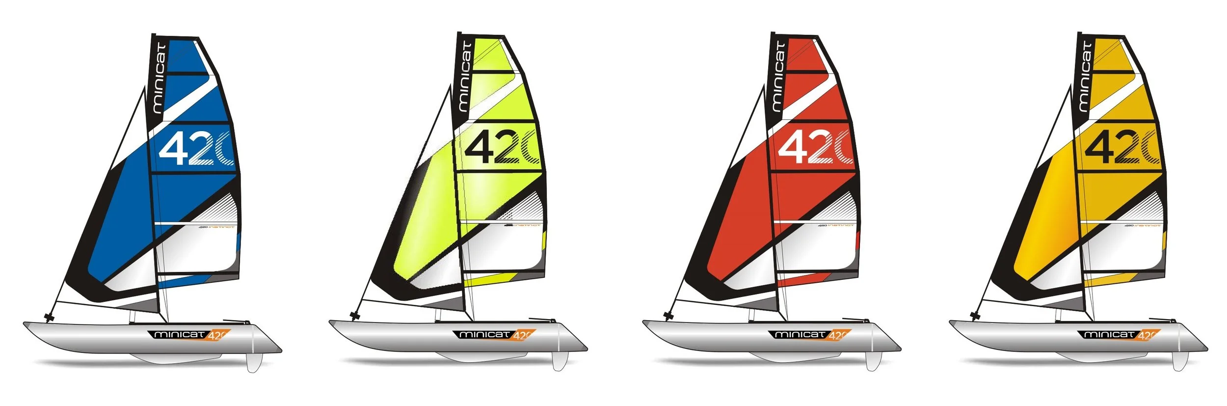MiniCat 420 — Portable Inflatable Mini Catamaran Sailboat